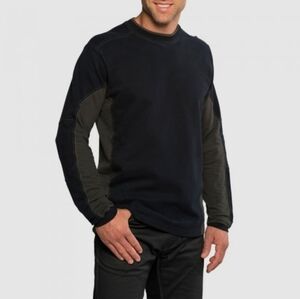 Kuhl Men's Black and Gray Sweatshirt